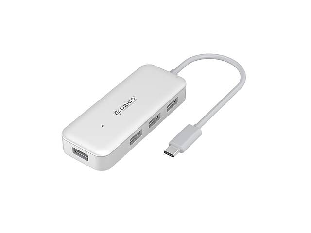 USB-хаб ORICO Type-C - 4xUSB 3.0 (TC4U-U3-SV-BP)