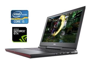 Игровой ноутбук Б-класс Dell Inspiron 15 Gaming 7567 / 15.6" (1920x1080) TN / Intel Core i5-7300HQ (4 ядра по 2.5 - 3...