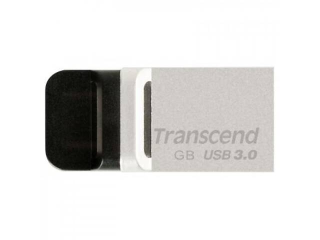 Флешка Transcend 64GB JetFlash OTG 880 Metal Silver USB 3.0 (TS64GJF880S)