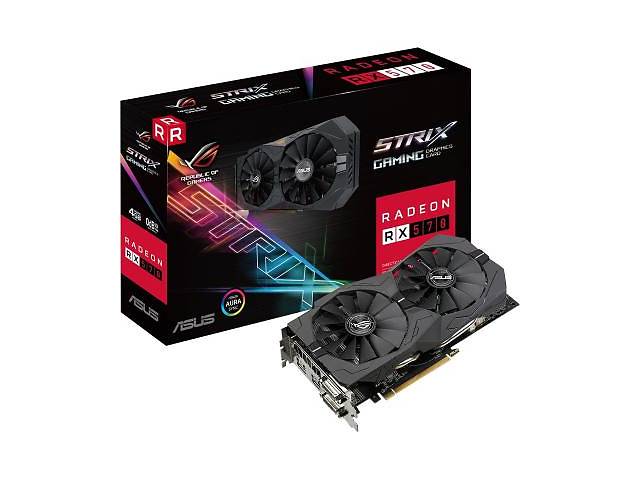 Видеокарта ASUS Radeon RX 570 4096Mb ROG STRIX GAMING (ROG-STRIX-RX570-4G-GAMING)