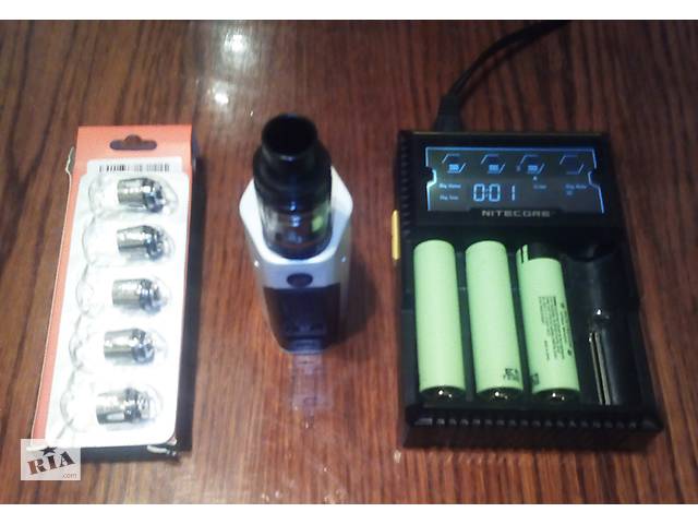 Электронная сигарета RX200S + 3 аккумулятора + зарядка + 5 шт. smok TF