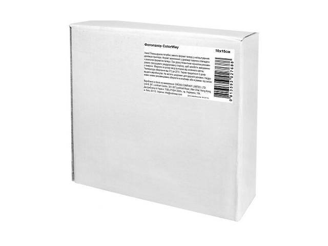 Бумага ColorWay 10x15 180г glossy OEM, 50л (PG1800504R_OEM)