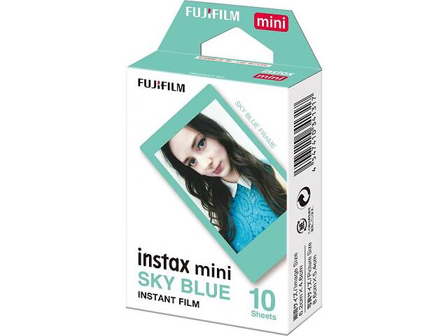 Бумага Fujifilm INSTAX MINI BLUE FRAME (54х86мм 10шт) (16537055)