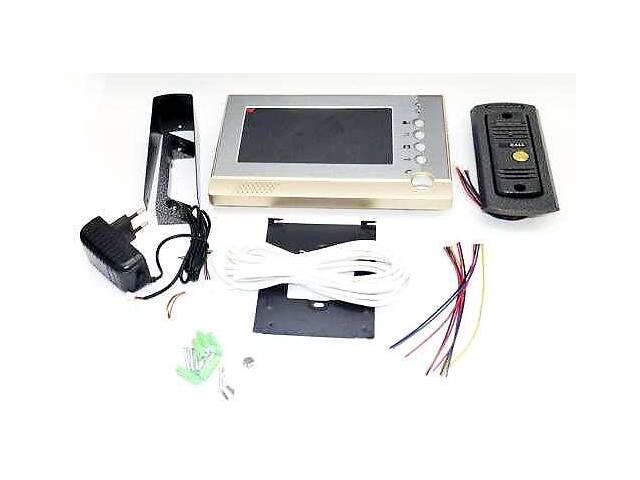 Домофон Intercom V80P-M1 Цветной Видеозвонок с картой памяти