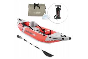 Байдарка Excursion Pro K1 з веслом та насосом INTEX 68303