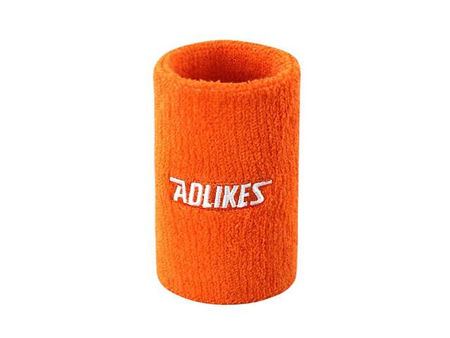 Напульсник от пота AOLIKES 0235 эластичный Orange (4668-14993a)