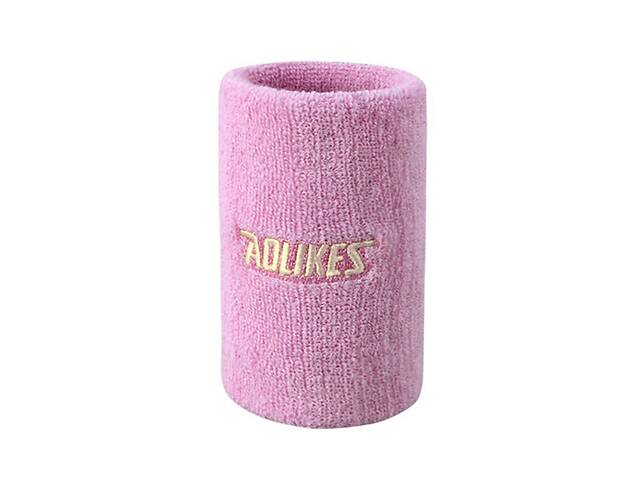 Напульсник от пота AOLIKES 0235 эластичный Pink (4668-14994a)