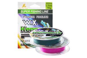 Плетеный рыболовный шнур Kennedy WSI-51189-506-150-22 300 м х 0.22 мм 10 шт