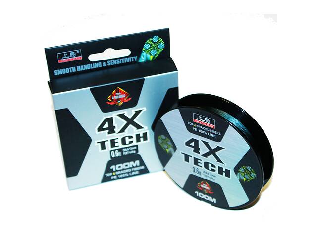 Шнур Рыболовный 4X Tech