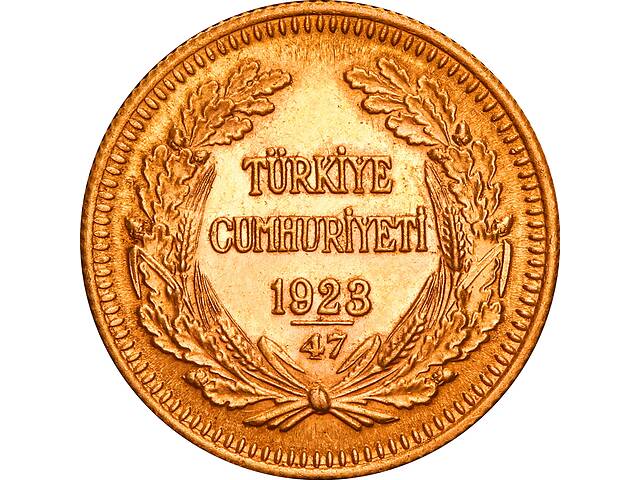 продам Золотая монета 100 куруш 1923 Турция бу в Киеве