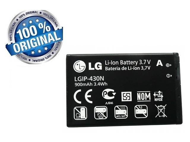 Аккумулятор батарея 430N для LG GS290 / T300 / GW300 / GM360i Viewty Snap оригинал