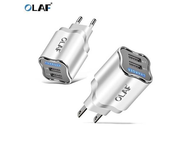 Зарядное устройство на 2 usb порта.5v/2A.