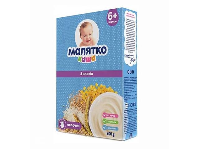 Молочная каша Малятко 5 злаков, 200 г