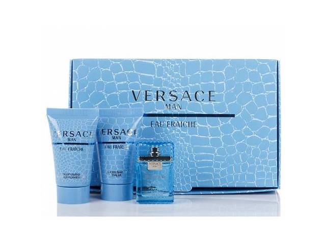 Versace Eau Fraiche Men Set (Edt 5 Ml+25 S\G +25 B\L )