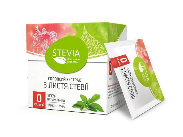 купить бу Натуральный заменитель сахара Stevia в стиках 25 г (4820130350020) в Киеве купить бу Натуральный заменитель сахара Stevia в стиках 25 г (4820130350020) в Киеве