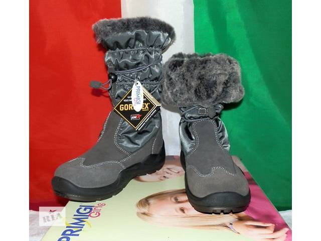 Сапоги детские зимние кожаные Primigi Gore-Tex оригинал Италиия