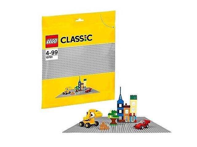 Строительная доска для Lego Classic серая (10701)
