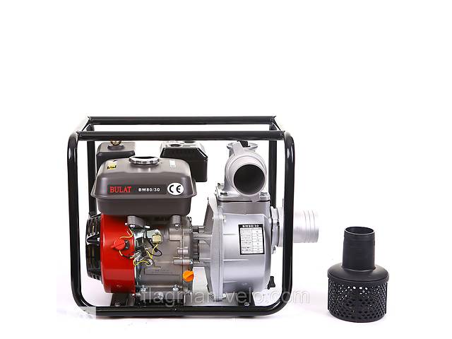Мотопомпа BULAT BW80-30 (80 мм, 60 куб.м/час) (Weima 80-30)
