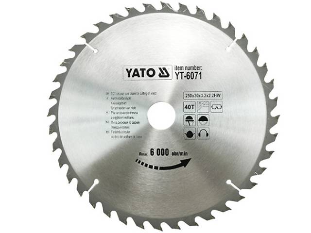 продам YATO Диск пильний победітовий : 250х30x3,2x2,2мм, 60 зубів бу в Ивано-Франковске продам YATO Диск пильний победітовий : 250х30x3,2x2,2мм, 60 зубів бу в Ивано-Франковске
