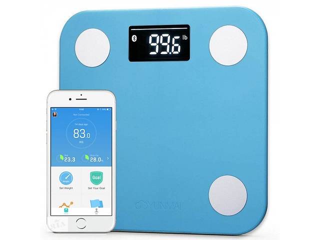 Умные весы YUNMAI Mini Smart Scale (Blue) синие