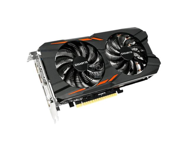 Видеокарта GIGABYTE GeForce GTX 1050 Ti 4GB DDR5 Windforce OC (GV-N105TWF2OC-4GD)
