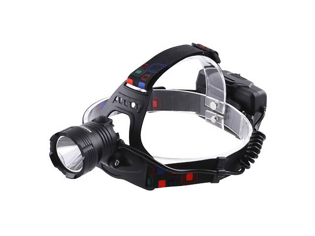 Фонарь налобный XQ-219-HP50, ЗУ microUSB, 3x18650, signal light