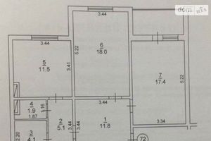 Продается 2-комнатная квартира 73 кв. м в Вышгороде