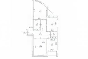 Продается 2-комнатная квартира 107 кв. м в Киеве