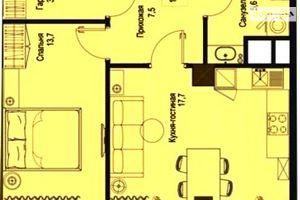 Продається 1-кімнатна квартира 46 кв. м у Одесі