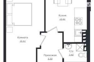 Продается 1-комнатная квартира 39 кв. м в Одессе