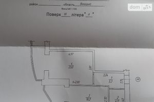 Продається 1-кімнатна квартира 51 кв. м у Вінниці