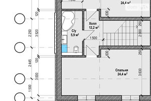 Продается дом на 2 этажа 128.8 кв. м с балконом