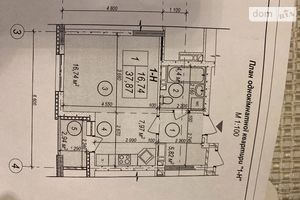 Продается 1-комнатная квартира 38 кв. м в Киеве