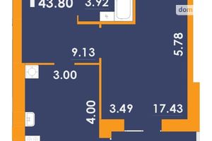 Продается 3-комнатная квартира 75 кв. м в Запорожье