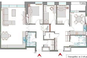Продается 4-комнатная квартира 126 кв. м в Днепре