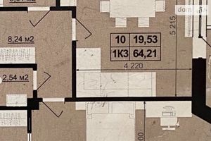 Продається 1-кімнатна квартира 64 кв. м у Тернополі