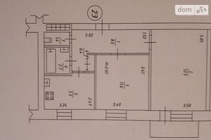 Продается 2-комнатная квартира 51.1 кв. м в Конотопе